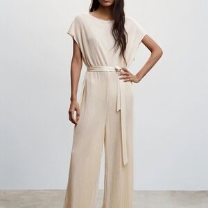Elegant Cream Jumpsuit